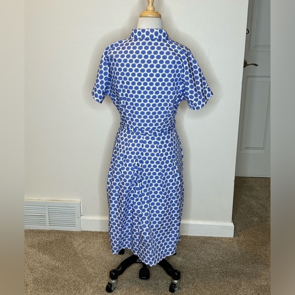 Talbots Petite Dress Shirt Dress with tie Women's 6P - Picture 4 of 9